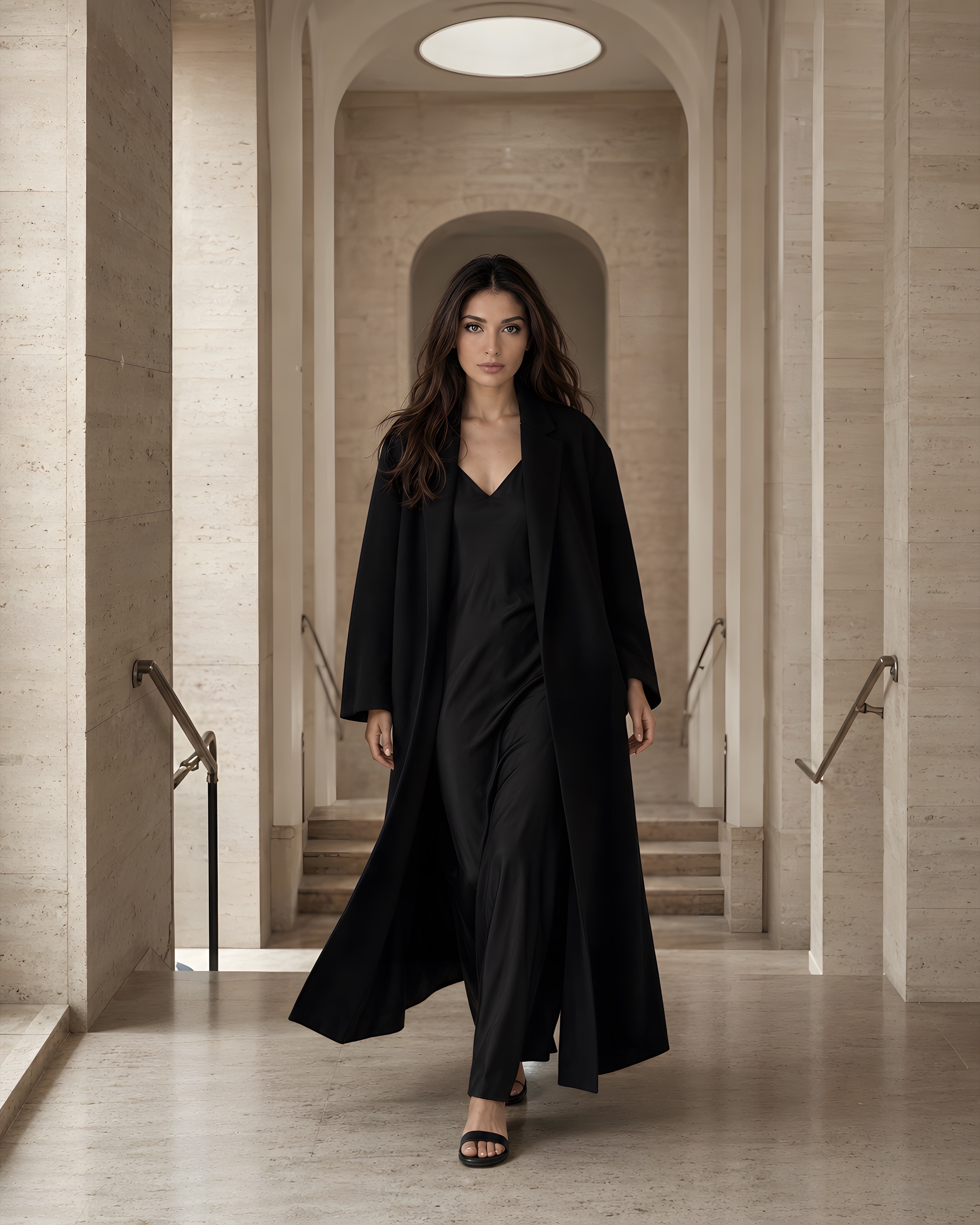 Alexandra M., full-length, working frame